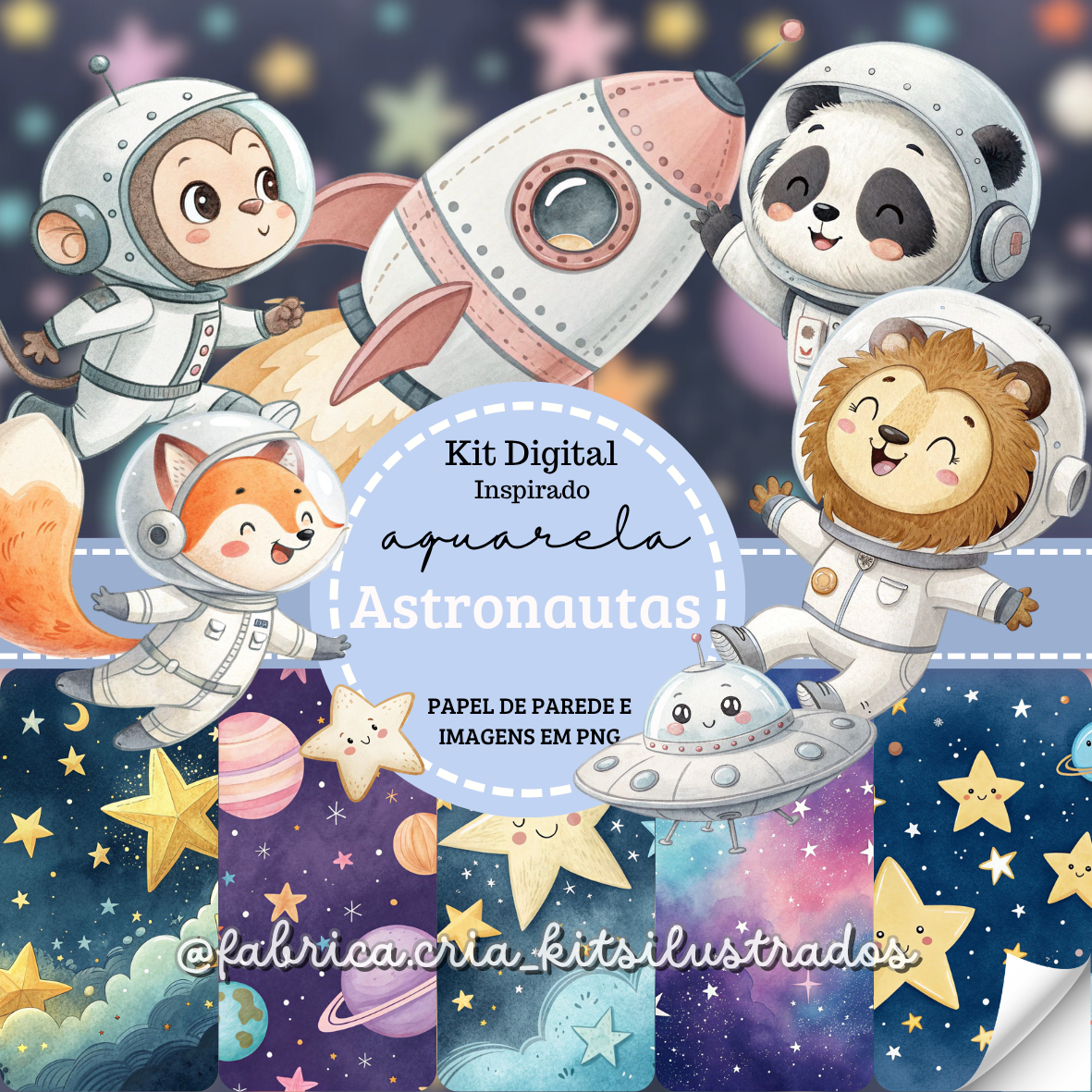 Inspirado Astronautas – Kit Digital