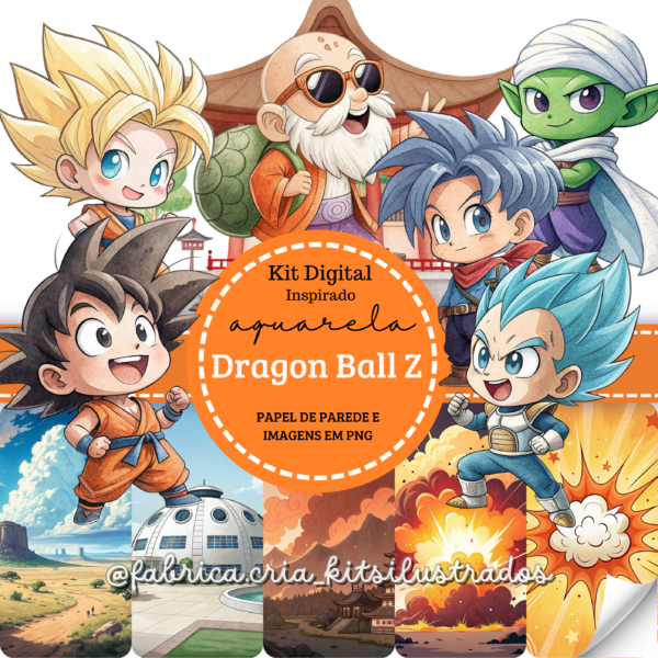 Inspirado Dragon Ball Z – Kit Digital