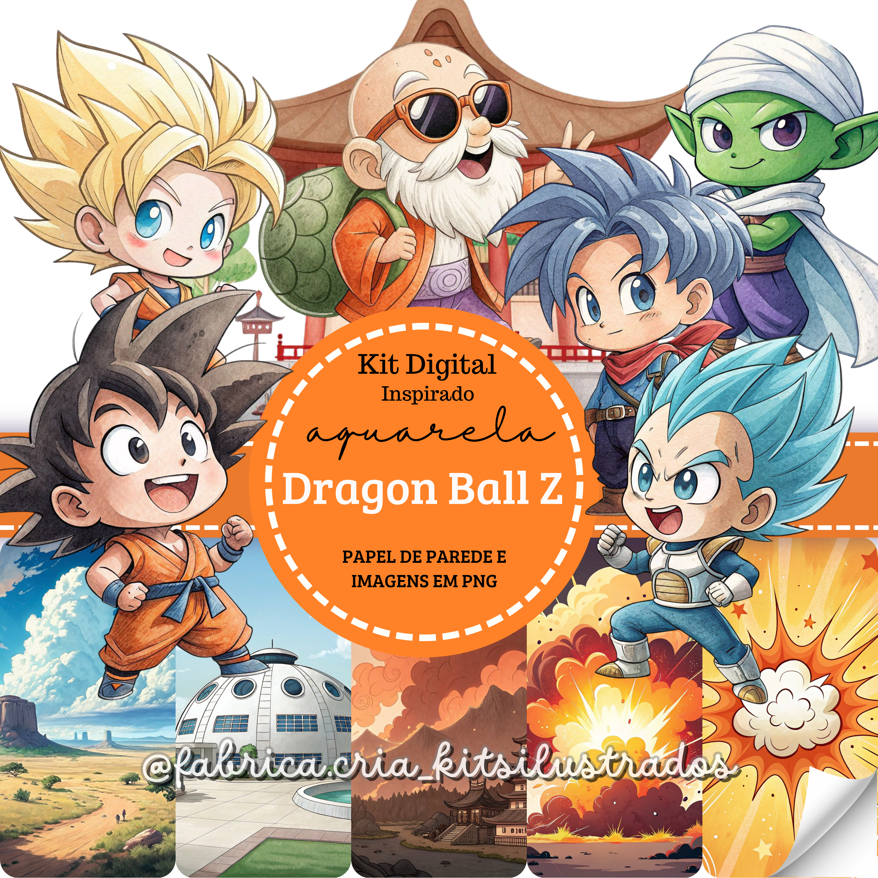 Inspirado Dragon Ball Z – Kit Digital