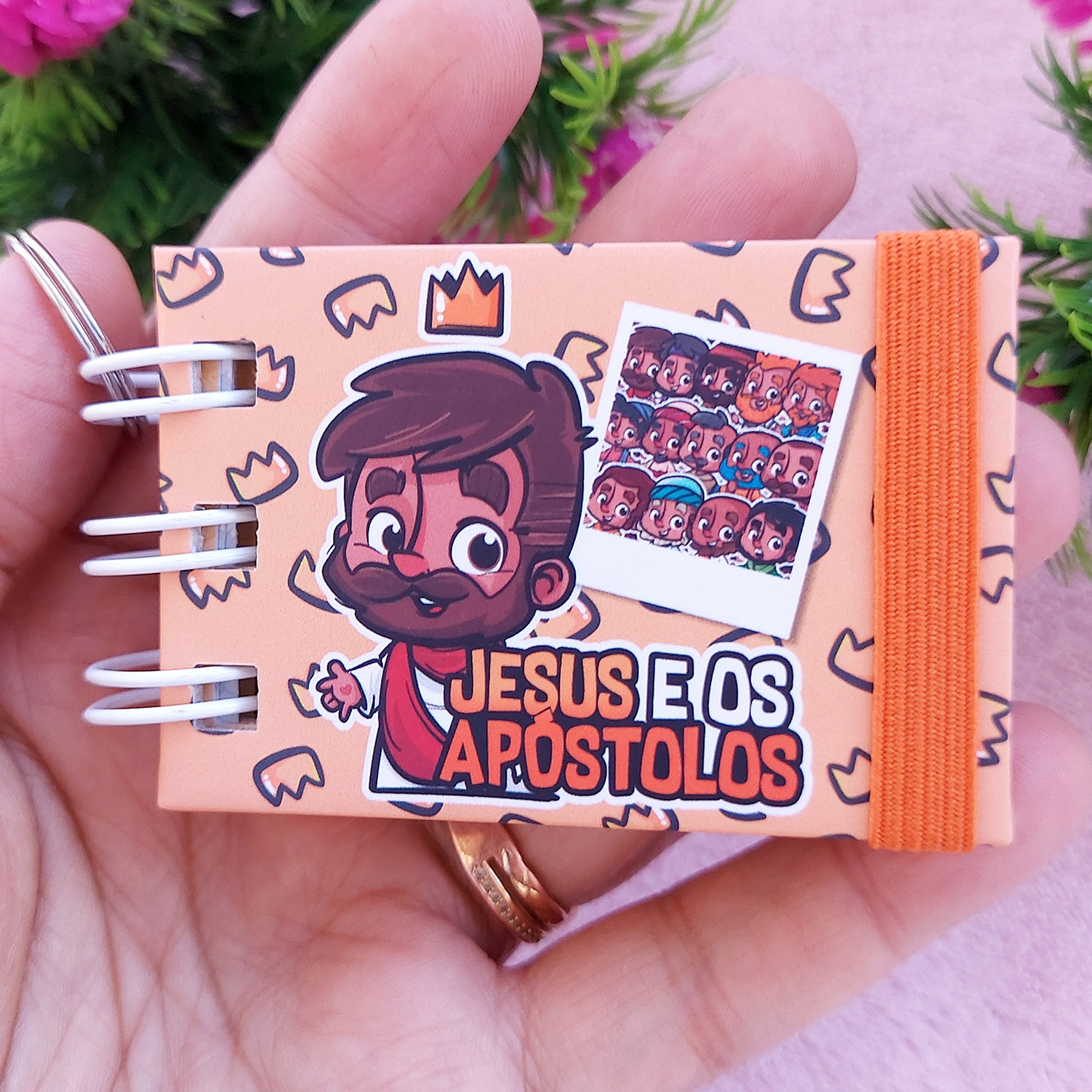 Link Canva – Capa Editável Bíblia Chaveiro – Jesus E Os Apóstolos