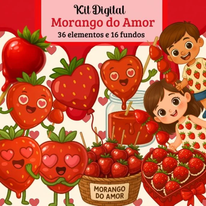 Morango do Amor – Kit Digital