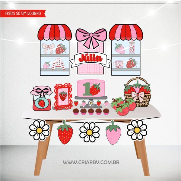 Morangos – Kit Festa Pronta
