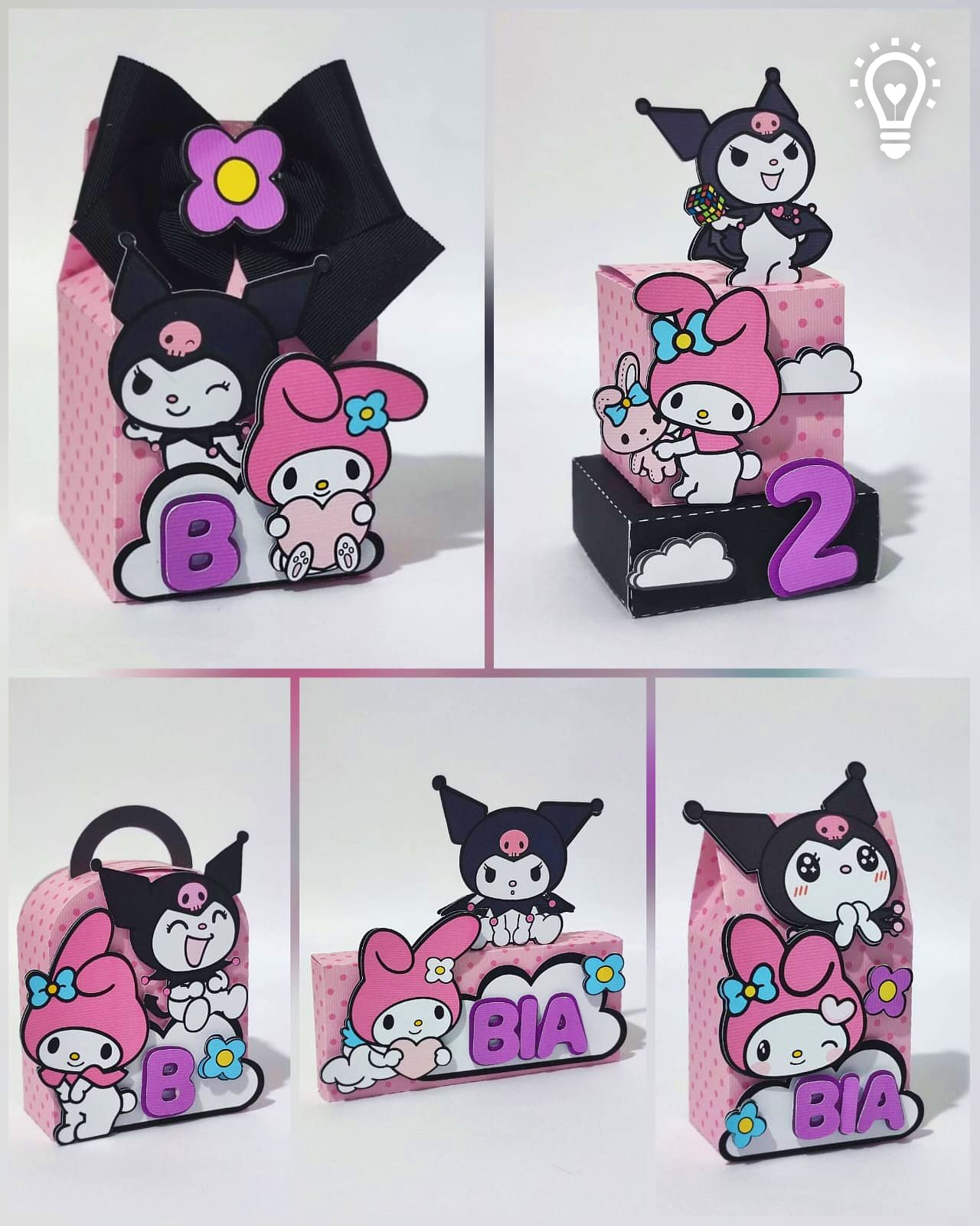 My Melody e Kuromi – Kit Festa Pronta