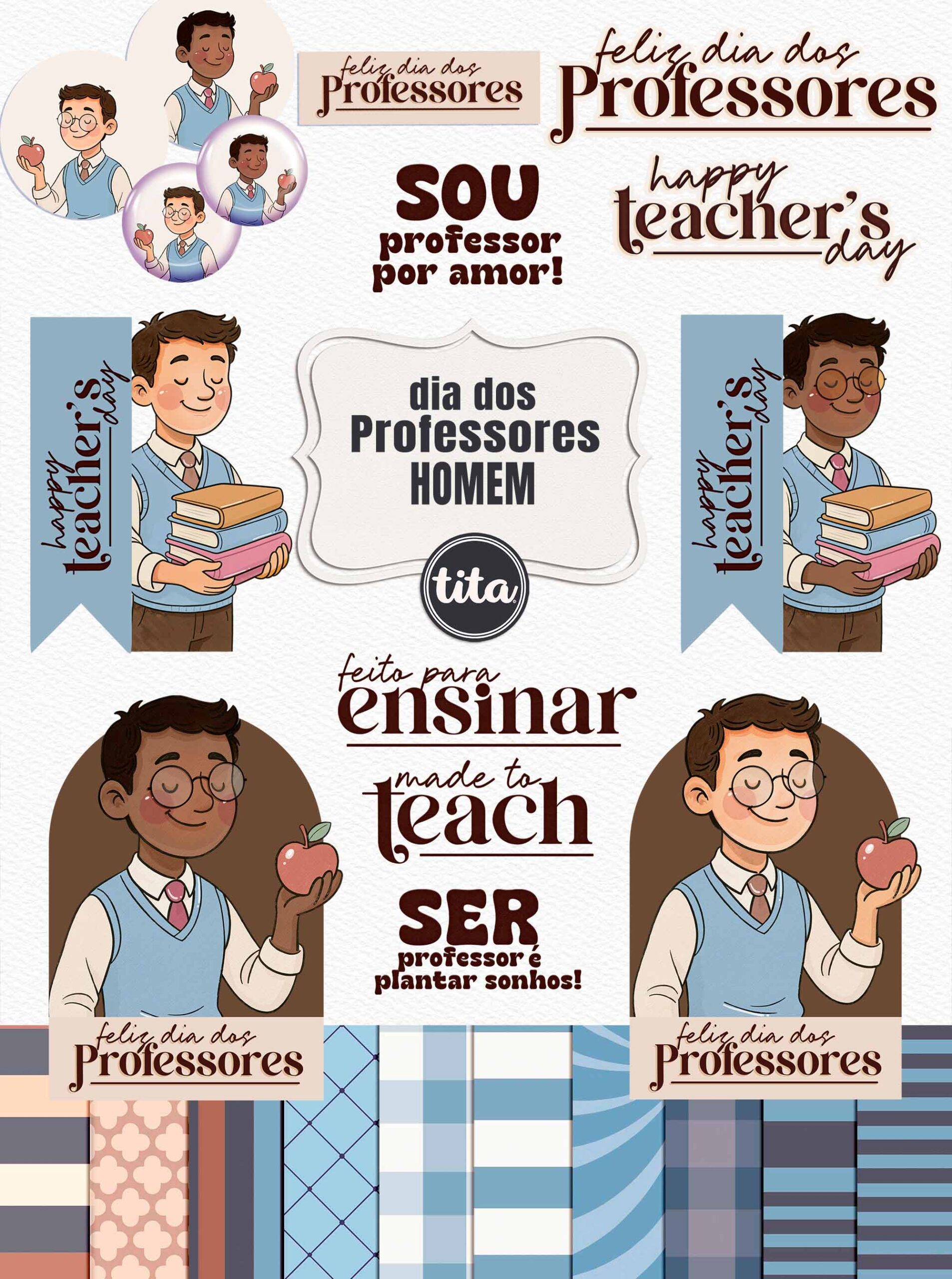 Professores 2025 – Kit Homem (Tita)