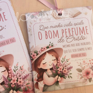 Sachês/Envelopes Aromáticos – Tema Frases Cristãs/Evangélica