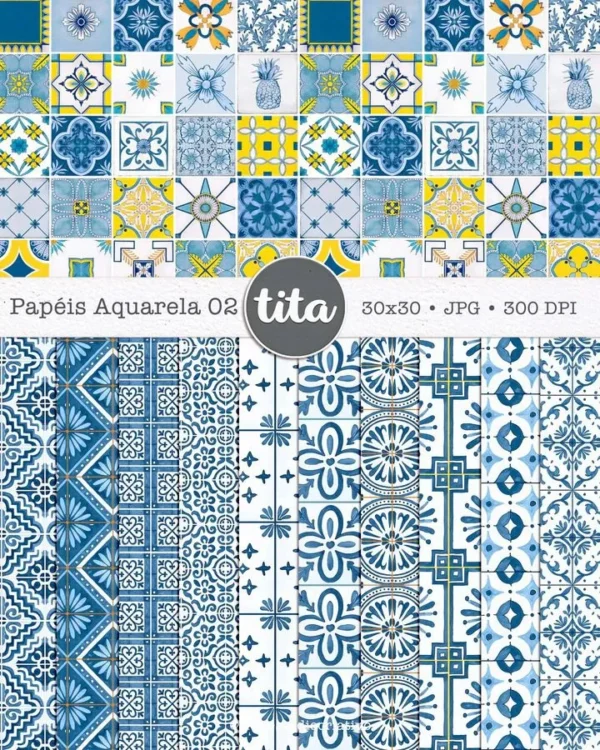 Summer Feelings – Combo Papéis 02 (Tita) - Imagem 5