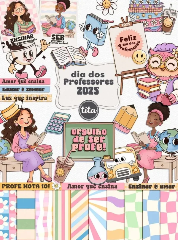 Professores 2025 – Combo Ilustrações (Tita) - Imagem 7