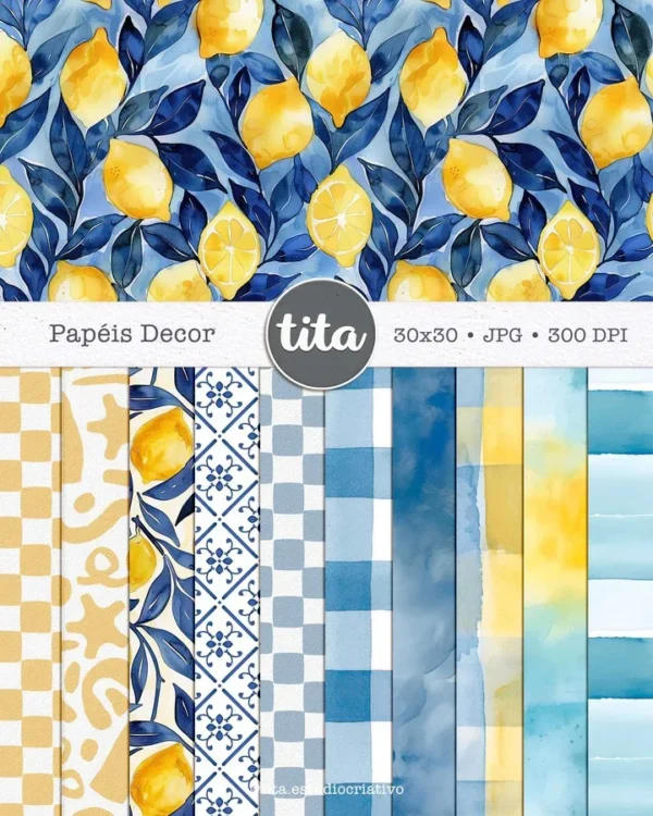 Summer Feelings – Combo Papéis 02 (Tita) - Imagem 4