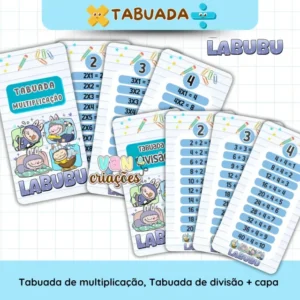 Tabuada Labubu – Menina e Menino