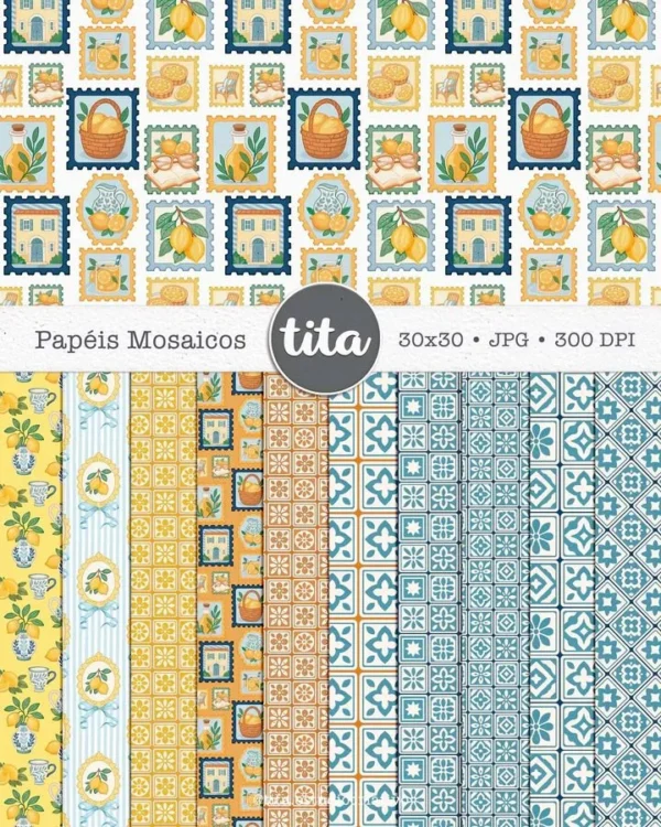 Summer Feelings – Combo Papéis 01 (Tita) - Imagem 3
