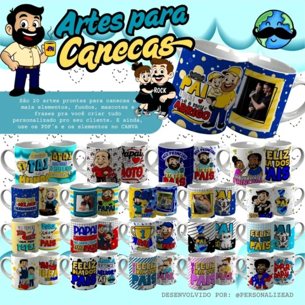 Dia dos Pais 2025 C1 - ARTES CANECA - Imagem 3
