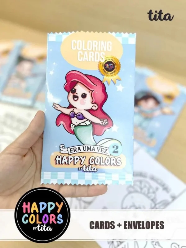 Happy Colors - Combo Vol 19 e 20 + Cards - Princesas 2.0 (Tita) - Imagem 8