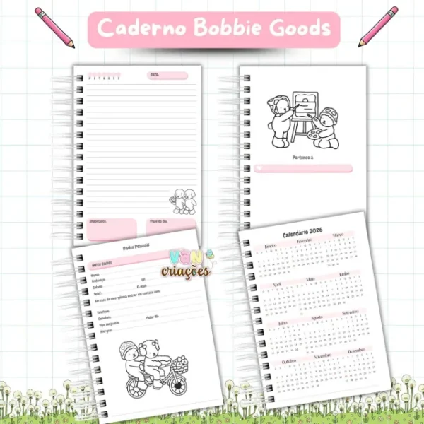 Coleção Caderno Bobbie Goods 1 - Imagem 2