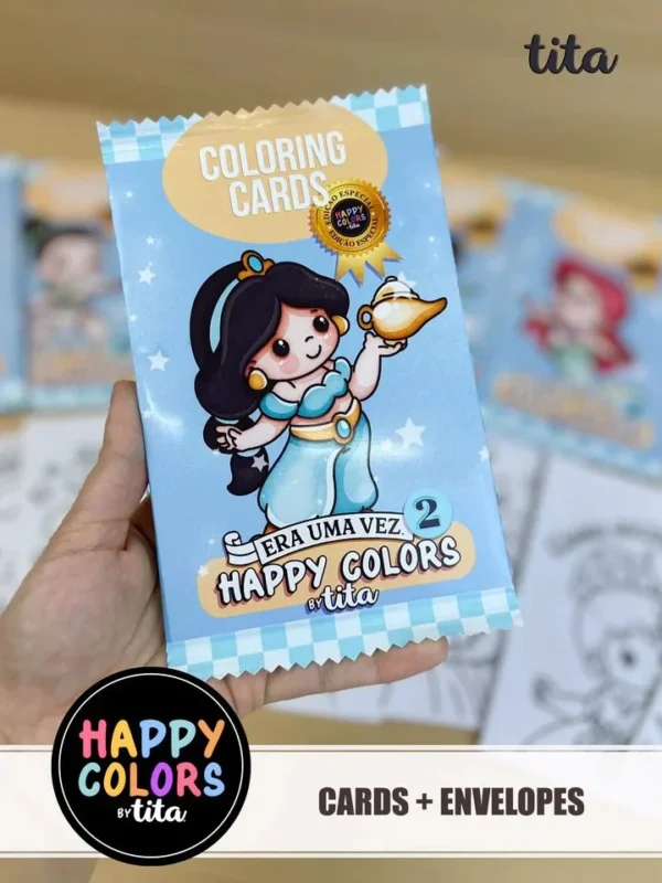 Happy Colors - Combo Vol 19 e 20 + Cards - Princesas 2.0 (Tita) - Imagem 9