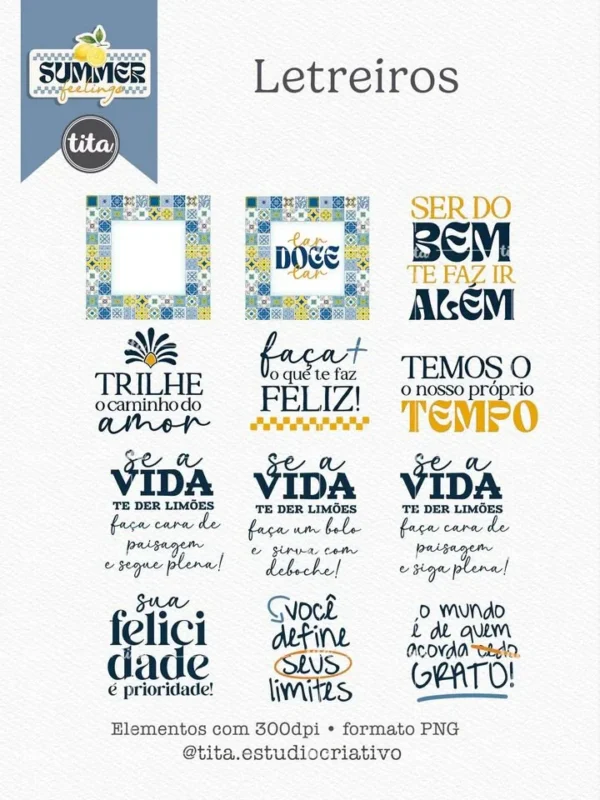 Summer Feelings – Combo Ilustrações (Tita) - Imagem 6