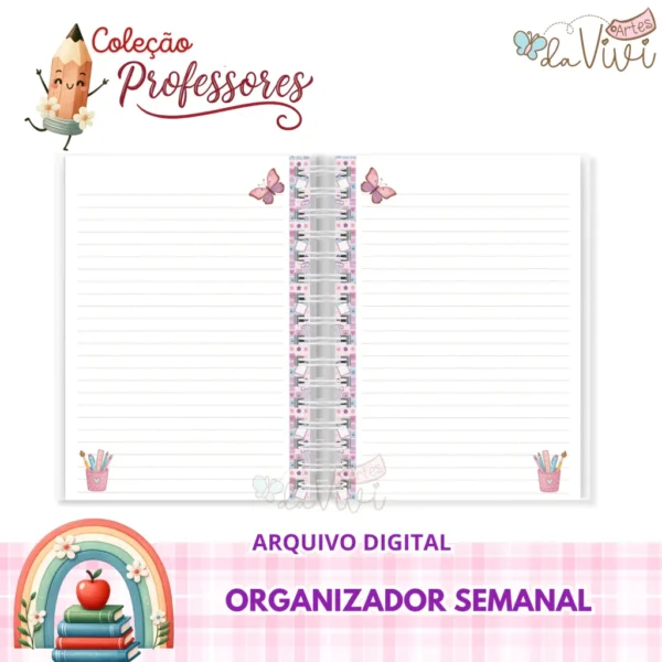 Organizador Semanal Professores - Imagem 4