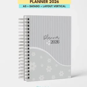 Planner Datado 2026 – A5 Vertical