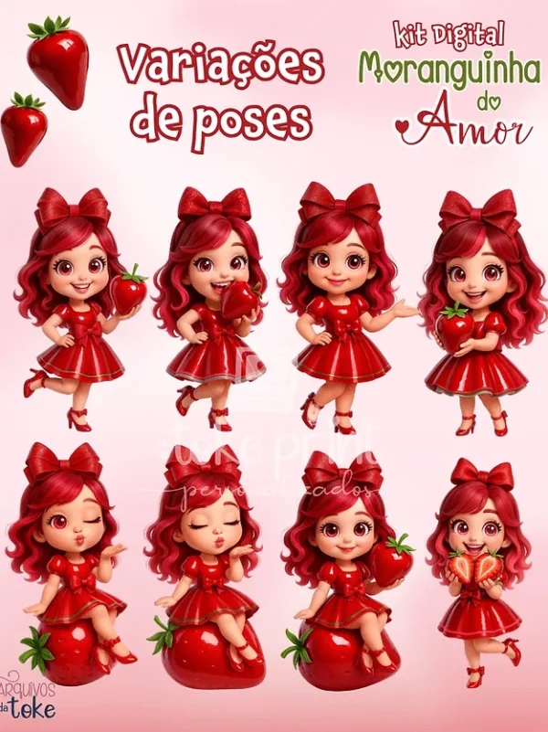 Moranguinha do Amor – Kit Digital - Imagem 2