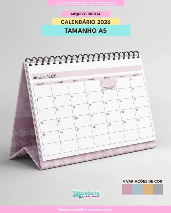 COMBO Calendários de Mesa 2026 - Imagem 7