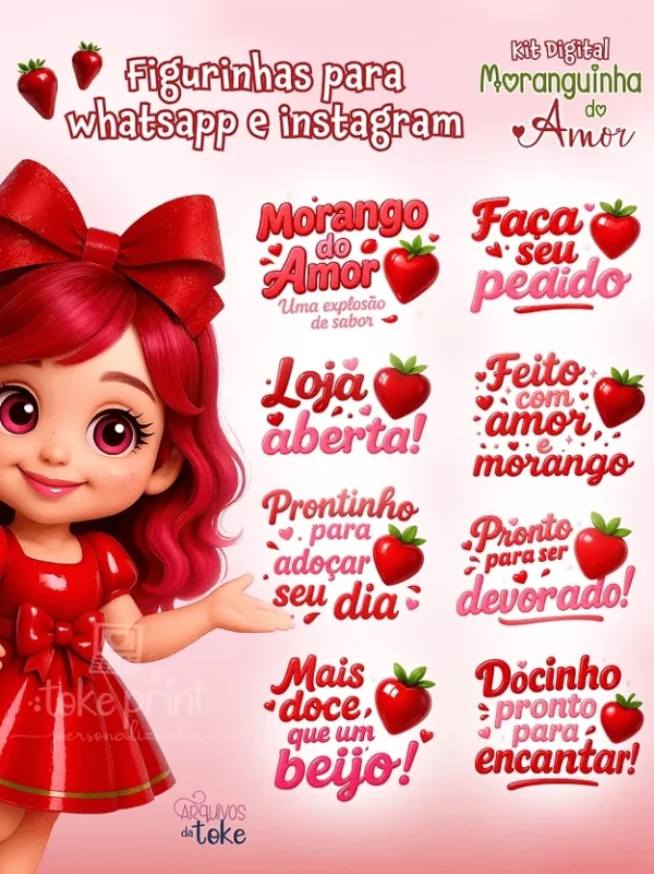 Moranguinha do Amor – Kit Digital - Imagem 5