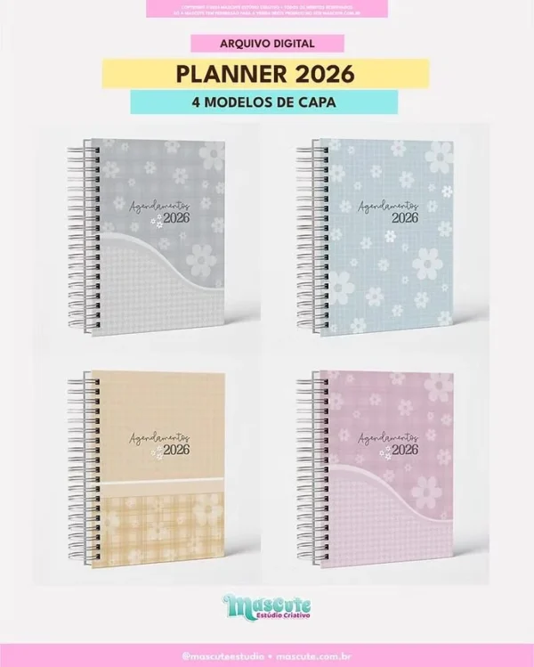 Planner Datado 2026 – A5 Vertical - Imagem 5