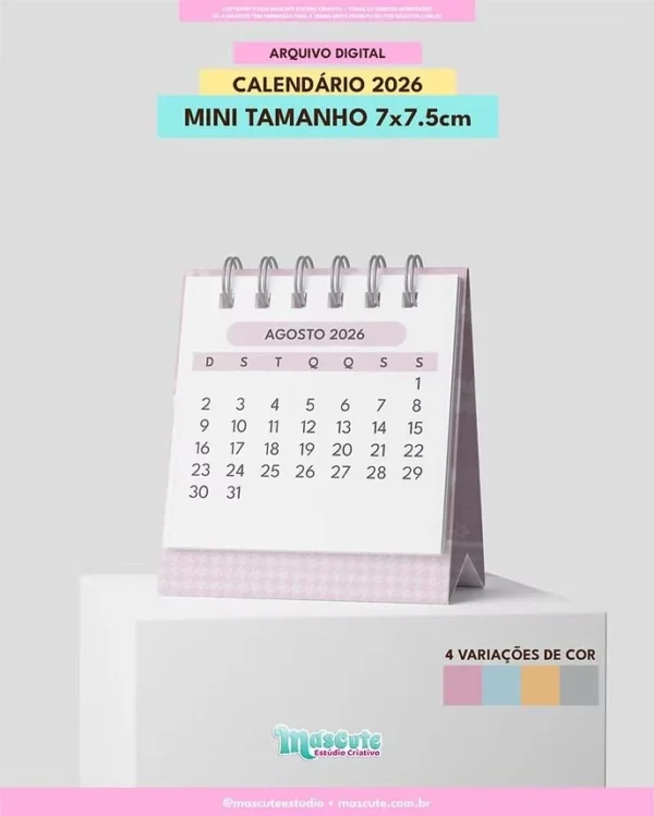 COMBO Calendários de Mesa 2026 - Imagem 9