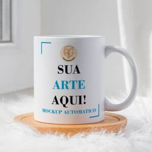 Mockup Automátizado para Caneca 1- PSD