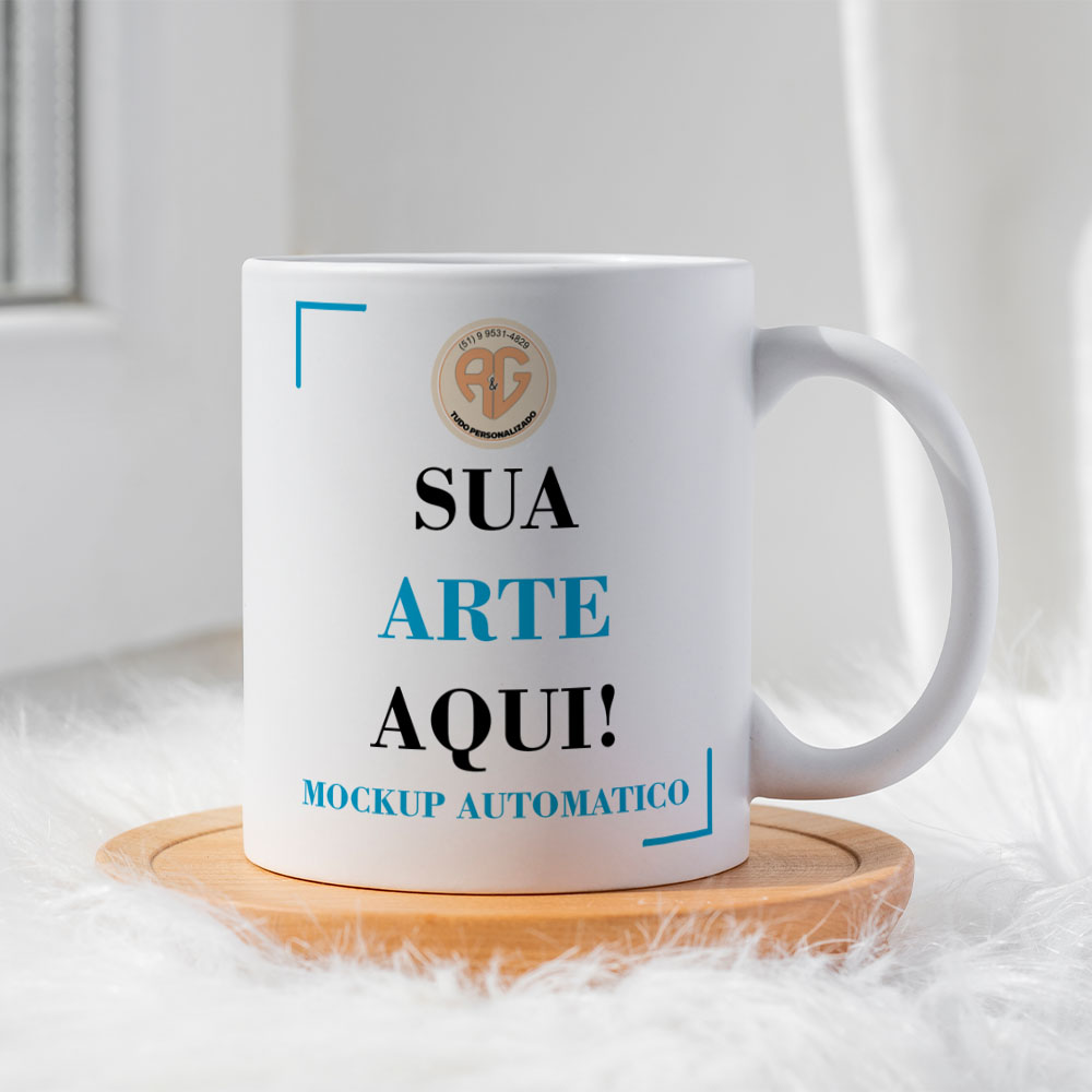 Mockup Automátizado para Caneca 1- PSD