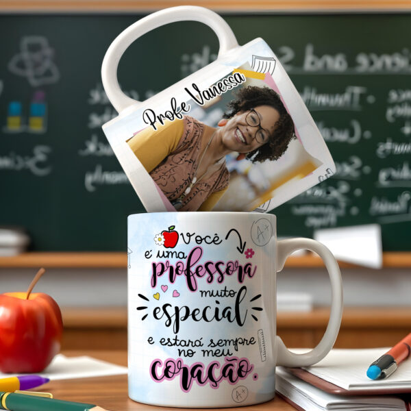 Artes Caneca Dia dos Professores 2025 - ADILSON - Imagem 2