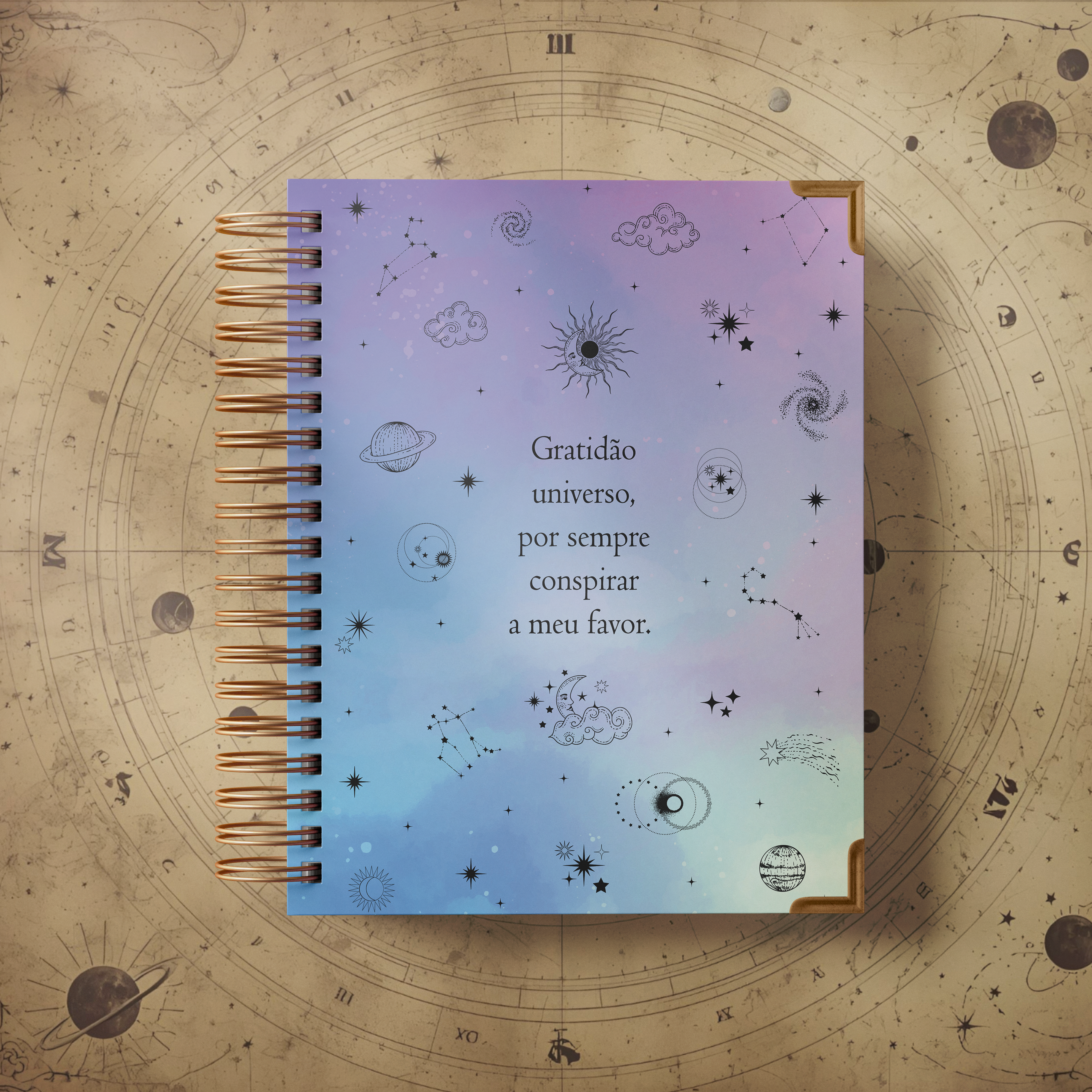 Arquivo Agenda Coleção Astros wire-o- Perfeito Miolo - Imagem 4