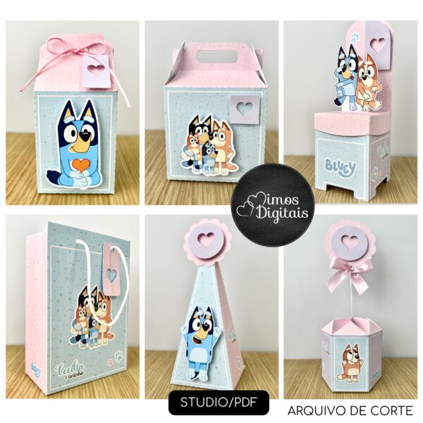 BLUEY  MENINA - Kit Festa Pronta