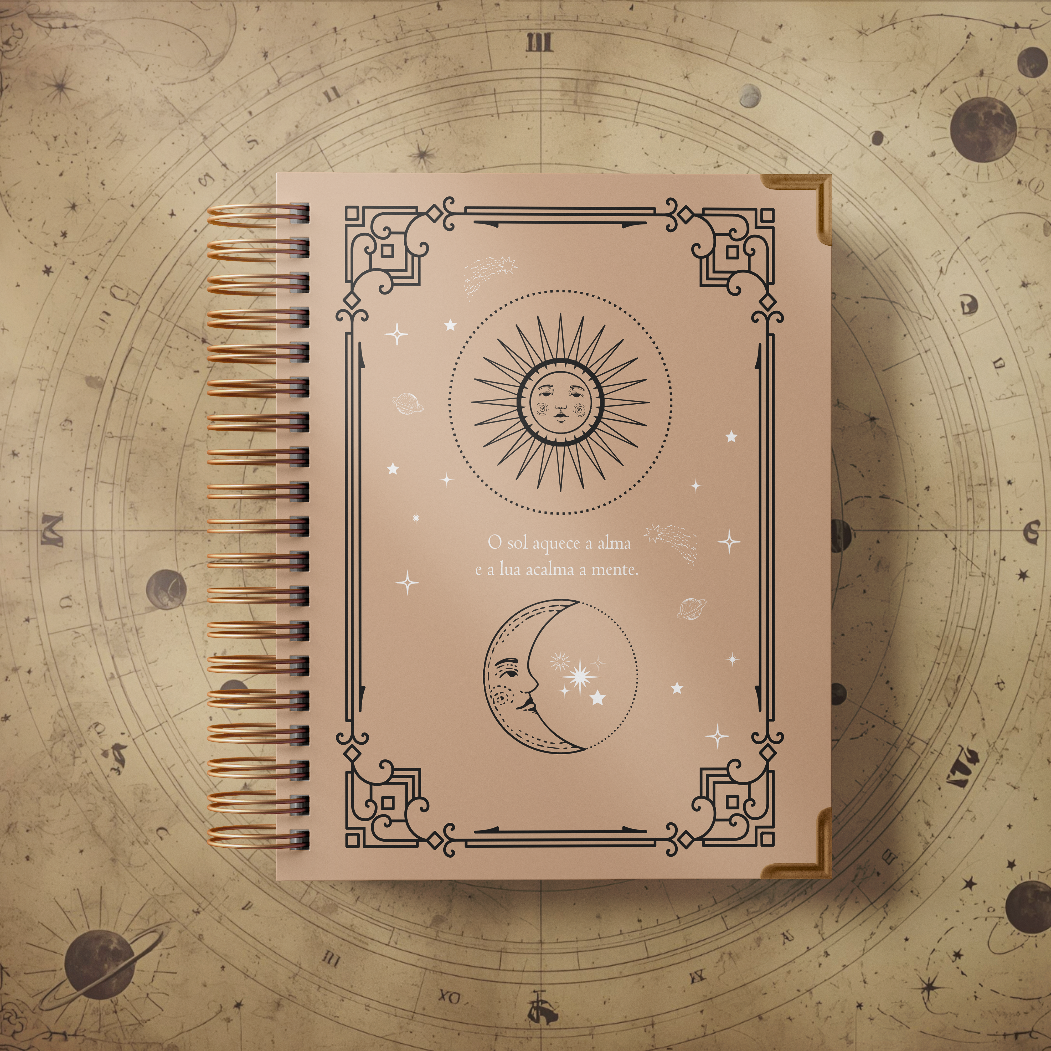 Arquivo Agenda Coleção Astros wire-o- Perfeito Miolo - Imagem 3