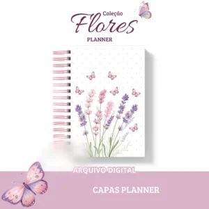 Combo Miolo + Capa Planner 2026 - Arquivo Digital - ARTES DA VIVI