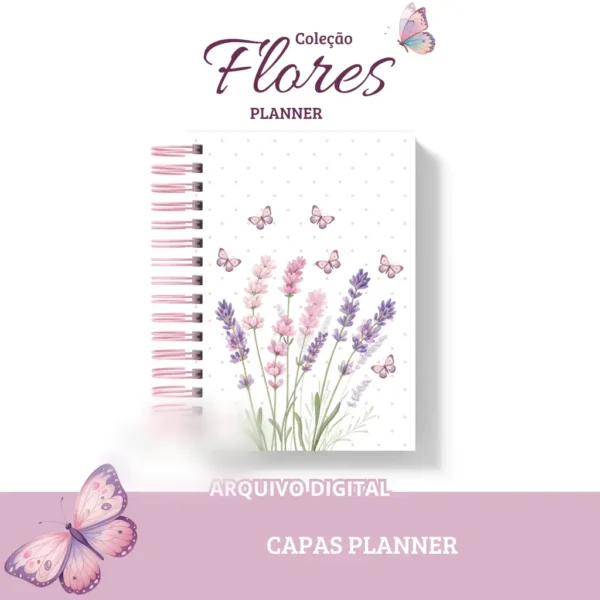 Combo Miolo + Capa Planner 2026 - Arquivo Digital - ARTES DA VIVI