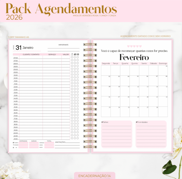 Combo Agendamentos 2026 (Lina) - Imagem 16