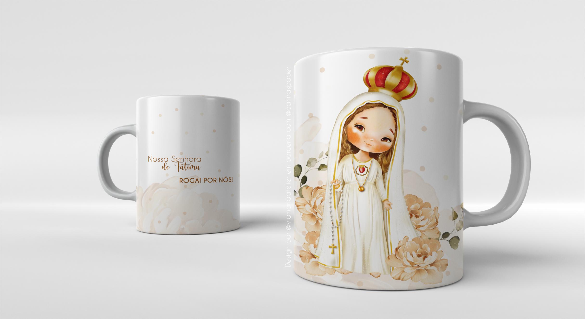 10 Artes para canecas N. Senhora de Fátima - Imagem 5
