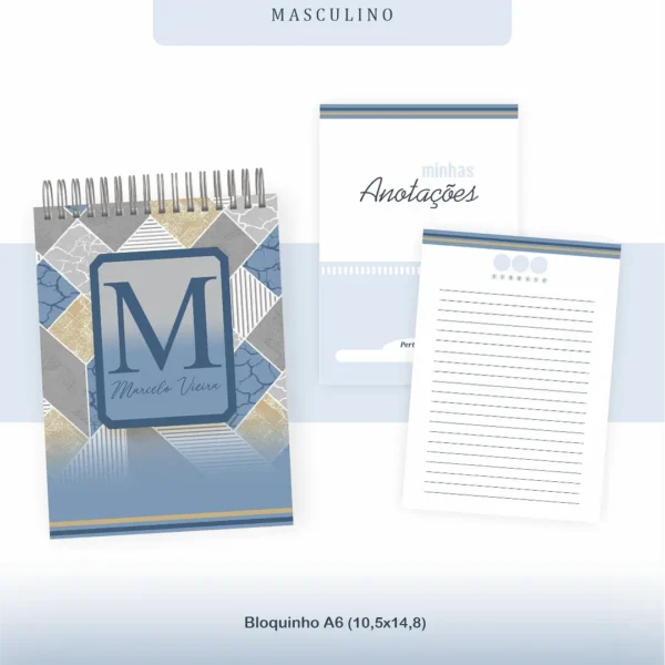 Arquivo Agenda Mármore Masculino - Pamella - Imagem 6