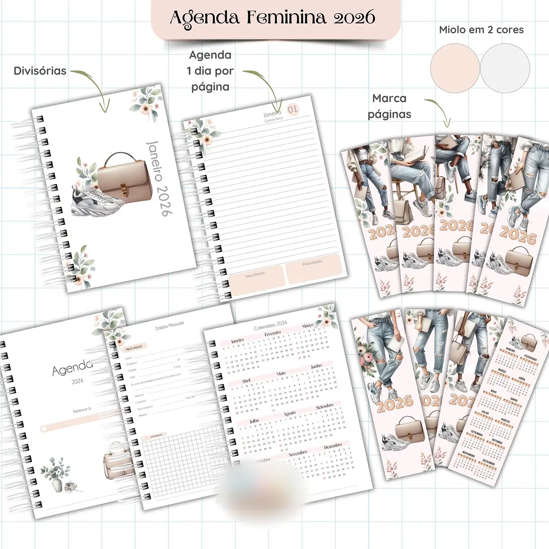 Arquivo Agenda Moderna - Van Criações - Imagem 6