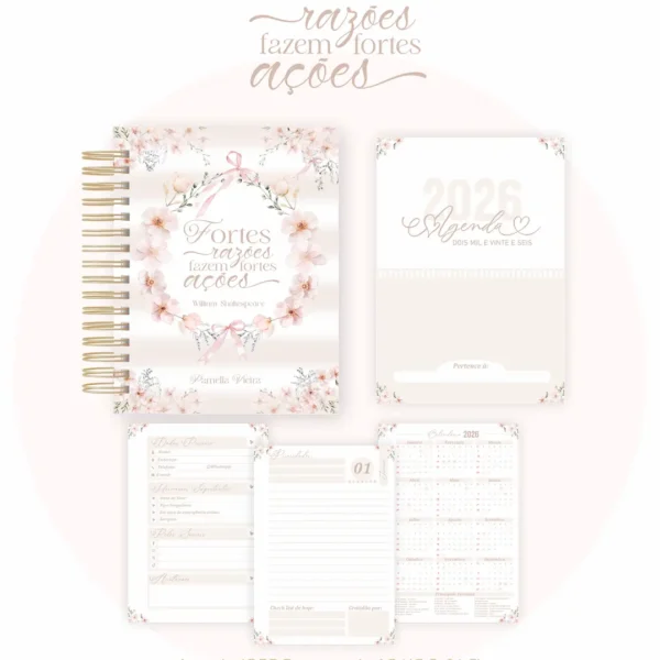 rquivo Agenda Lettering Clean - Pamella - Imagem 3