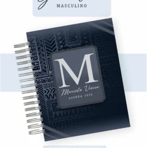 Arquivo Agenda Geométrico Masculino - Pamella