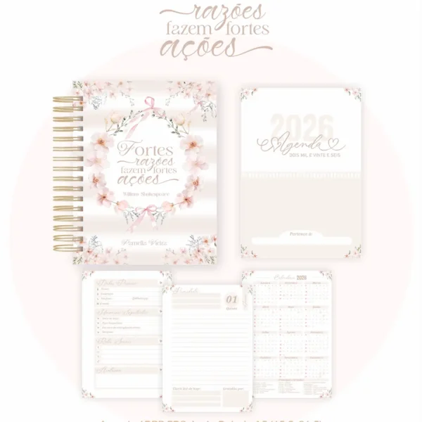 rquivo Agenda Lettering Clean - Pamella - Imagem 5
