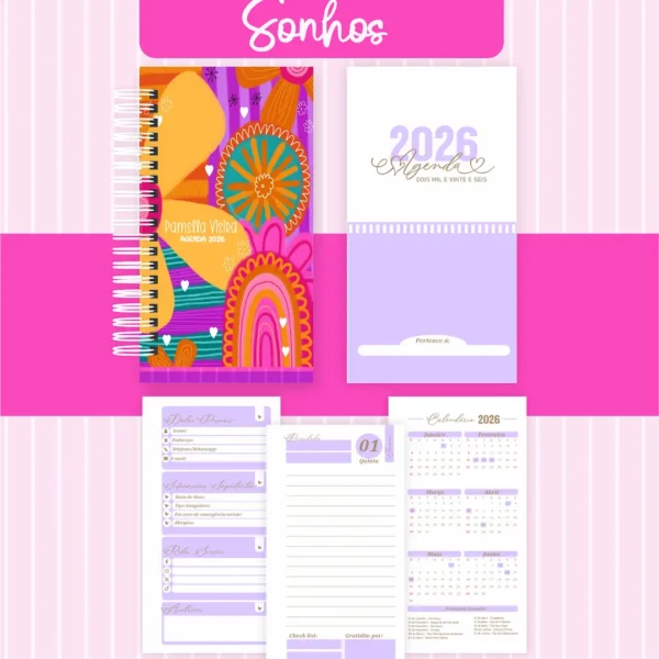 Arquivo Agenda Colorindo Sonhos - Pamella - Imagem 8