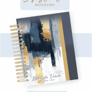 Arquivo Agenda Abstrato Masculino - Pamella