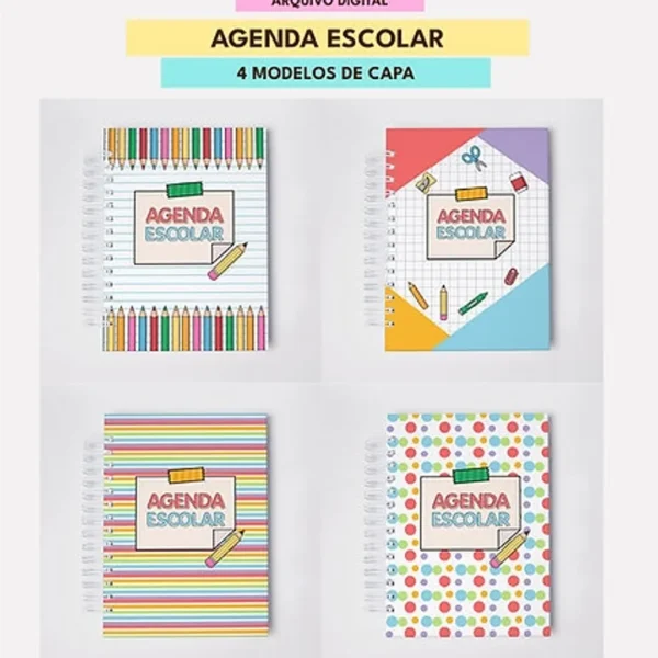 Arquivo Agenda Escolar Datada A5 1DPP - Mascute - Imagem 4