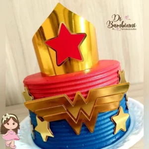 Arquivo Topo de Bolo Mulher Maravilha