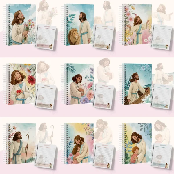 Coleção Cadernos Meu Doce Jesus - Luminous Paper