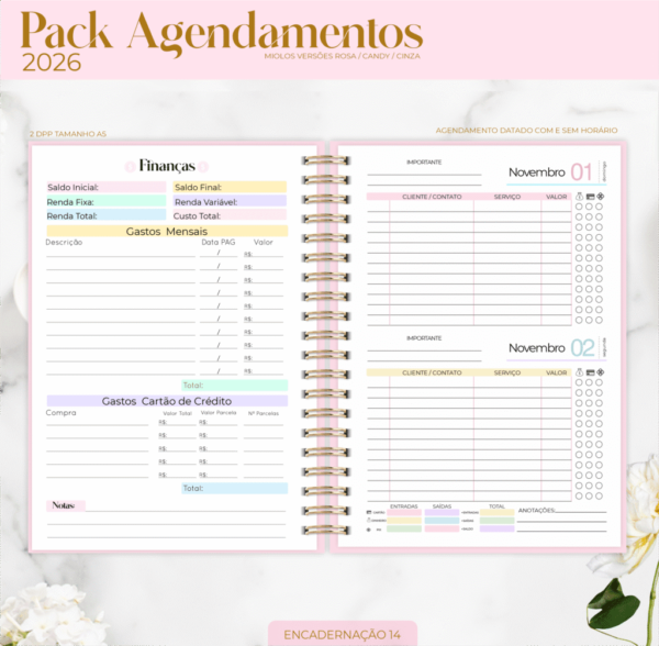 Combo Agendamentos 2026 (Lina) - Imagem 15