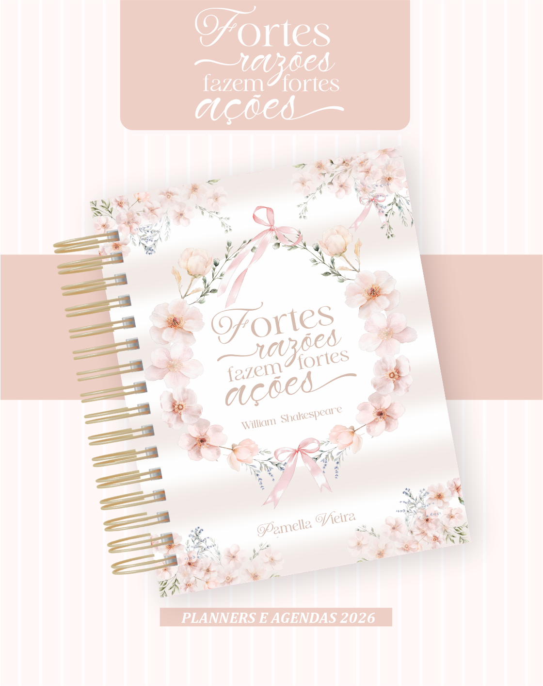 rquivo Agenda Lettering Clean - Pamella