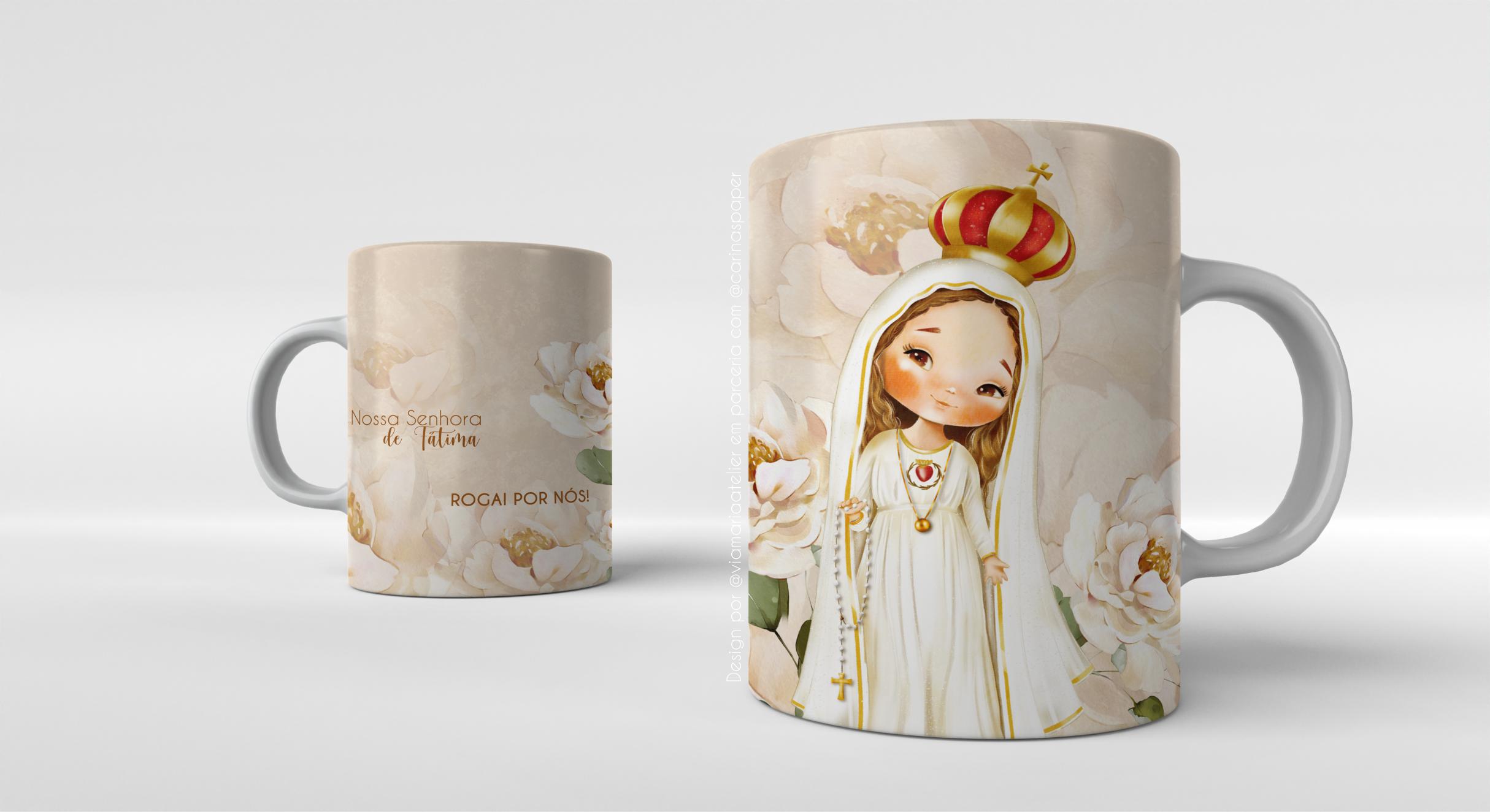 10 Artes para canecas N. Senhora de Fátima - Imagem 4