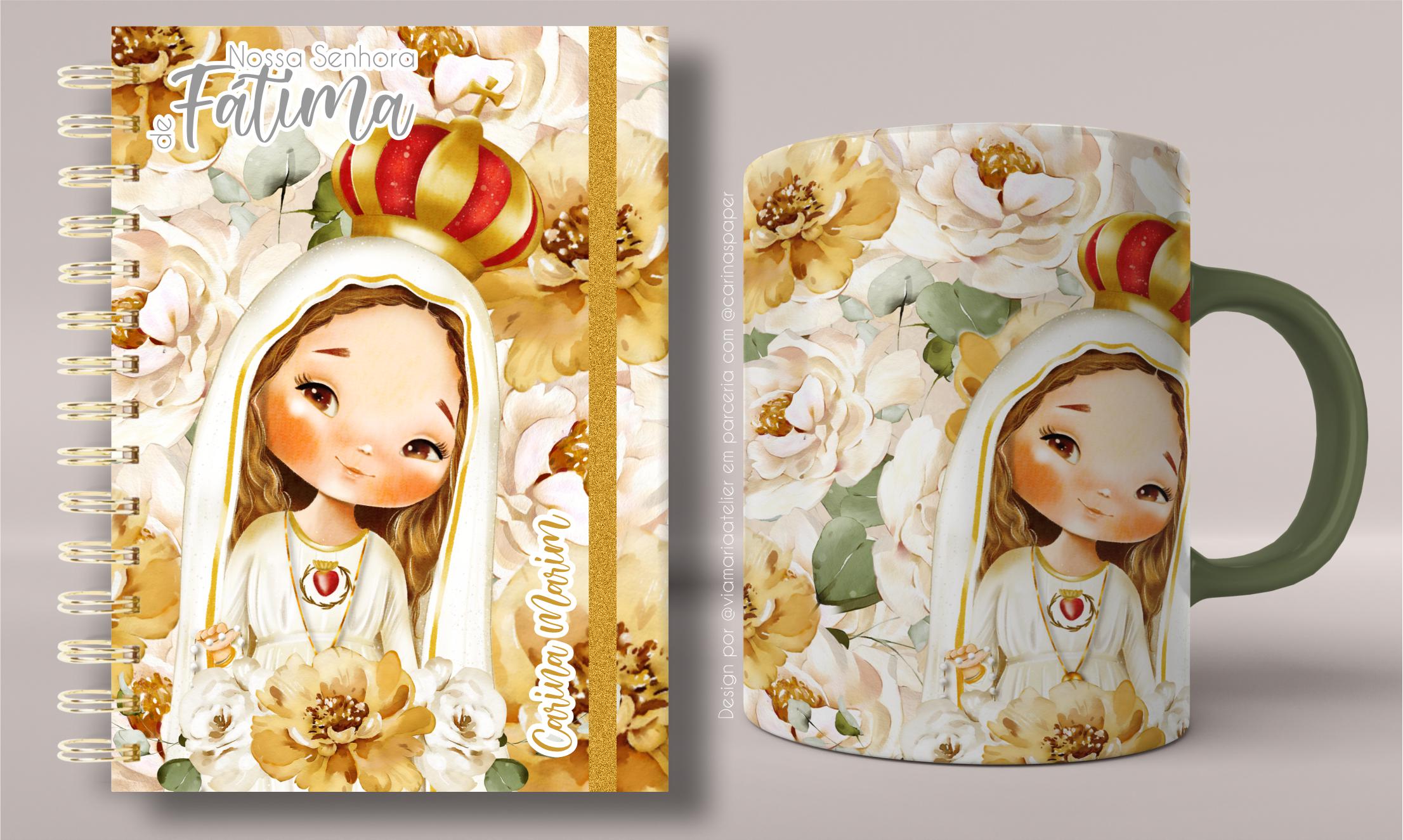 10 Artes para canecas N. Senhora de Fátima - Imagem 3